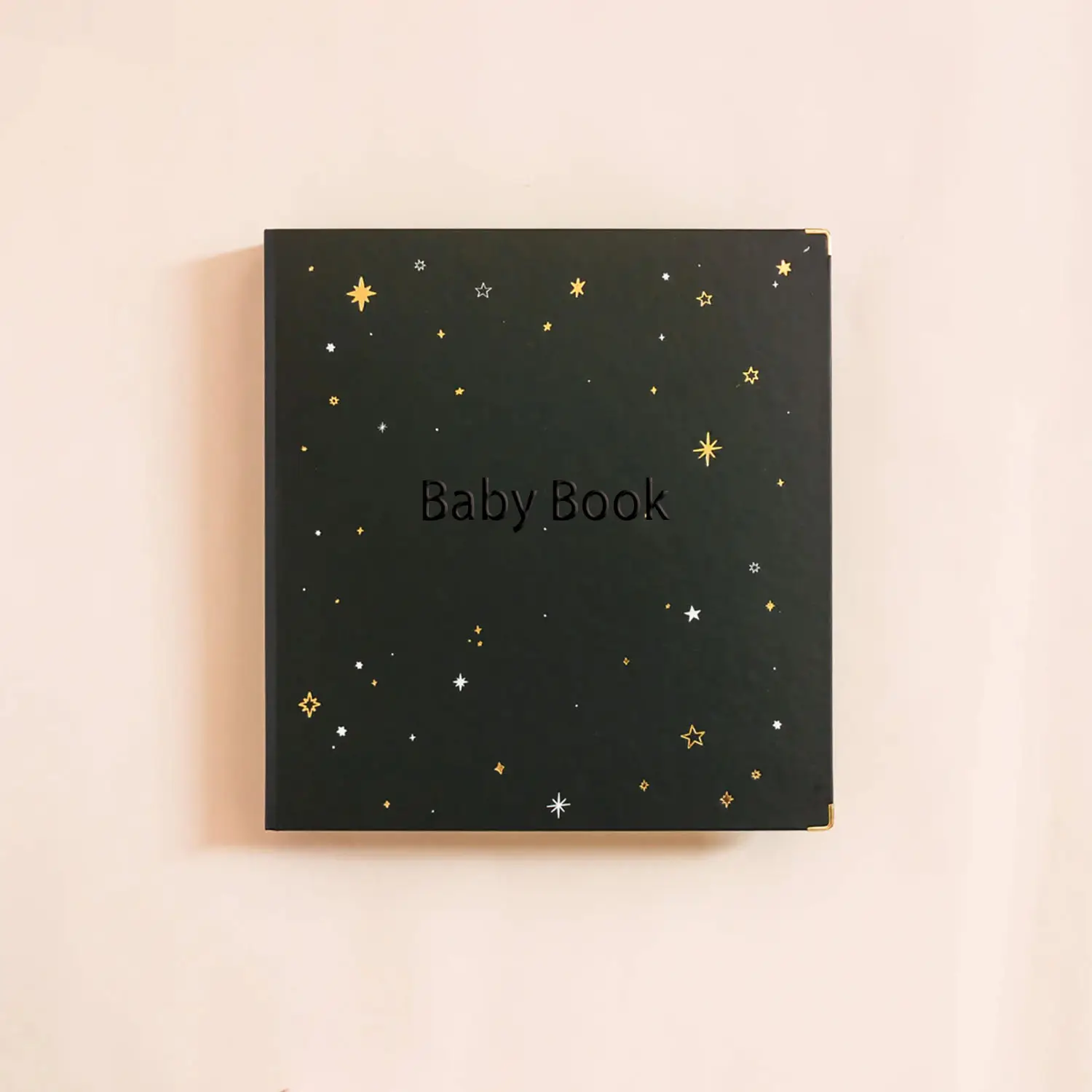 Custom Printing Art Paper Hidden Coil Daily Diary Record Album Birth Pregnancy Memory Keepsake Book Baby Journal With Box