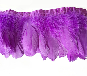 15-20cm Hs-246 parried ngỗng Pallet lông rìa 7-9in lông ngỗng 40g/2yd cho lễ hội trang trí - Product Image 2