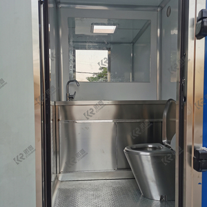 Remolque de inodoro móvil compacto de alta calidad para acampar, baños de lujo, sitio de construcción, inodoros portátiles a la venta - Product Image 6