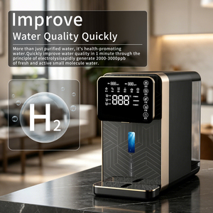 Générateur d'eau riche en hydrogène de bureau électrique, corps en ABS, capacité maximale de 6 L, 3000 PPD, machine à fabriquer de l'eau enrichie en hydrogène, 2100 W - Product Image 1
