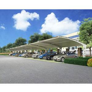 Estructura de Membrana Resistente a la Corrosión, Cobertizo para Auto, Toldo de Estacionamiento Tipo Cantilever, Cubierta para Estacionamiento - Product Image 2