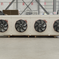 Refroidisseur d'air à flux latéral efficace pour chambre froide 37 kW, évaporateur de plafond pour supermarché, chambre froide à température moyenne pour aliments frais