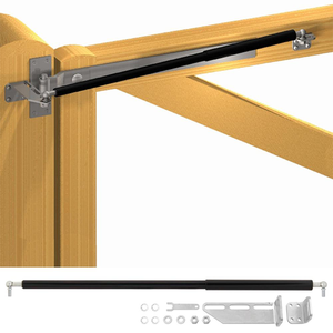 Cancello da giardino idraulico regolabile in acciaio inossidabile più vicino - Product Image 6