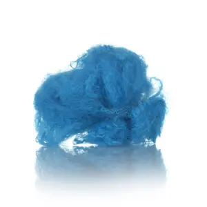 Wholesale polyester fiber waste, different color for spinning and felting