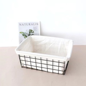 <span class=keywords><strong>Meilleur</strong></span> prix pour corbeille à pain en fil métallique et couvercle de pochette blanc amovible corbeille à pain fantaisie de haute qualité - Product Image 5