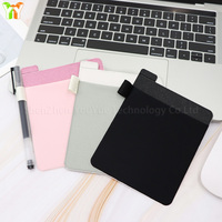 Support de souris fin pour ordinateur portable, pochettes universelles adhésives pour souris, étui portable pour disque dur, cadeau de bureau