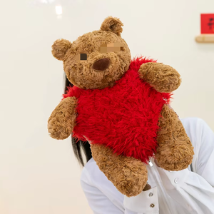 Simpatico topolino imbottito in borsa verde peluche, adatto per la casa giocattoli di peluche, regali di festa per ragazzi e ragazze - Product Image 5