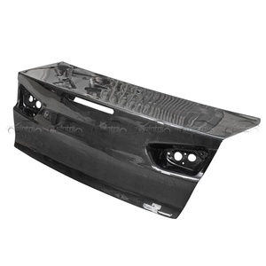 Accesorio Decorativo para Maletero Trasero de Fibra de Carbono Estilo OEM para Mitsubishi Lancer X EX EVO 10 Modelos 2008-2017 - Product Image 5