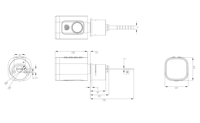 Cylindre de serrure de porte intelligent Nightlatch 60 mm pour débutants (Royaume-Uni) avec empreinte digitale, code, clé de secours et carte RFID