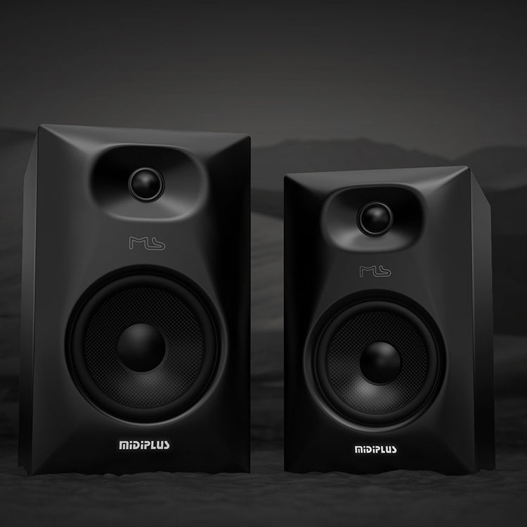MiDiPLUS MS6 モニタースピーカー Midiplus MS6 ポータブルBluetoothスピーカー - 65W RMS、5.25インチ