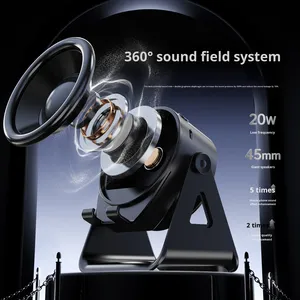 Nfc BT loa không dây Đa-Chức năng iPhones 17 không dây sạc cảm ứng điện thoại chủ RGB ánh sáng bluetooths Loa - Product Image 3