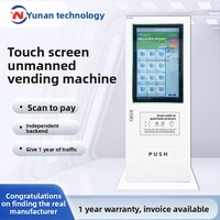 Distributeur automatique sans personnel à écran tactile de 32 pouces pour serviettes hygiéniques, mouchoirs et lingettes humides