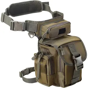 Multi-Purpose Hiking Waist Fanny Pack Tactical Drop Leg Bag Running Backpack Outdoors Camping Motorcycle Bike Pouch