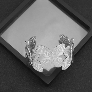 New Simple Popular Design Titanium Steel Silver Plated Butterfly <b>Adjustable</b> <b>Bracelet</b> Simple Women's <b>Bracelets</b> Trendy Jewelry - Product Image 2