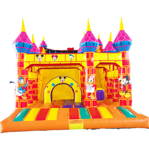 <span class=keywords><strong>Mickey</strong></span> Mouse cavalier personnalisé videur gonflable château plein d'entrain <span class=keywords><strong>maison</strong></span> de rebond trampoline de saut pour enfants - Product Image 1