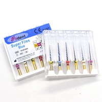 Herramienta dental azul, limas de motor rotativo, instrumento dental de activación por calor para dentista