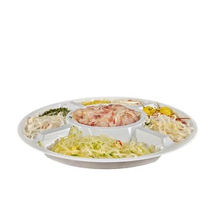 Boîte à lunch jetable en plastique PP de qualité alimentaire pour restaurant, 3 compartiments, conteneur alimentaire à emporter avec logo personnalisé - Product Image 2