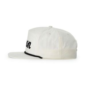 Casquette Snapback non structurée en nylon imperméable de haute qualité avec logo personnalisé et cordon - Product Image 6