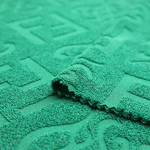 Tùy chỉnh mô hình polyester bông Rayon dệt kim Terry khăn <span class=keywords><strong>Jacquard</strong></span> vải cho quần short bãi biển - Product Image 6