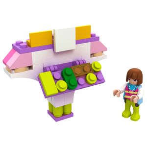 Bộ Đồ Chơi Giáo Dục Bé Gái COGO, Bộ Gạch Lắp Ráp Đồ Chơi Lắp Ráp Thành Phố 8 Trong 1 Cho Trẻ Em - Product Image 4