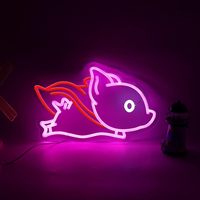 Vente en gros de néons personnalisés en forme d'animaux, alimentés par USB, barre lumineuse LED murale et décoration intérieure