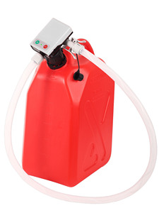 Bomba de transferencia de combustible con boquilla automática de 3.8GPM habilitada para USB, alimentada por batería, de rendimiento rápido y resistente, hecha de plástico duradero - Product Image 6