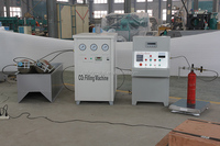 Grand type machine de remplissage automatique de CO2 d'extincteur