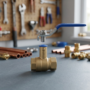 Robinet à bille en laiton de haute qualité (avec clés) – Manuelle, OEM, pour usage général, joint en PTFE, filetage NPT moyen - Product Image 4