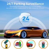 Câble d'alimentation 3 cœurs pour détecteur de radar, caméra de voiture, DVR, GPS avec protection contre les basses tensions 12V à 5V 2.5A