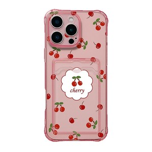 Bellissima <span class=keywords><strong>Cover</strong></span> <span class=keywords><strong>Trasparente</strong></span> in TPU con Stampa Ciliegie e Slot per Carte per <span class=keywords><strong>iPhone</strong></span> Xs 11 <span class=keywords><strong>12</strong></span> 13 14 15 16 17 18 <span class=keywords><strong>Pro</strong></span> <span class=keywords><strong>Max</strong></span> - Product Image 4