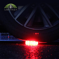 Expédition rapide, norme mondiale, disque de signalisation routière à 12 LED, lampe de sécurité magnétique d'urgence, balise lumineuse