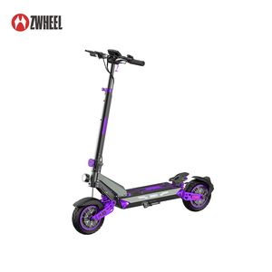 Scooter électrique tout-terrain pliable pour adultes ZSB2 en alliage d'aluminium avec moteur puissant 48v 15ah batterie au lithium - Product Image 2