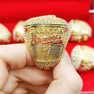 2021亚特兰大勇士阿尔比斯·弗里曼·罗萨里奥·索勒·阿库纳·小杜瓦尔·斯旺森·弗里德8名字翻转套装戒指 - Product Image 5