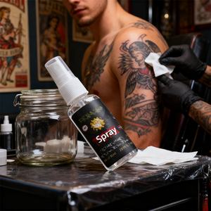 2025 nueva personalización 30ml tatuaje Spray práctica piel Microshading máquina personalizada tatuaje tinta Microblading crema Estudio de belleza - Product Image 1