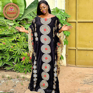 Tissu <span class=keywords><strong>Bazin</strong></span> Riche Dentelle et Broderie Agréable à la Peau pour la <span class=keywords><strong>Couture</strong></span> de Robes Nigérianes et Indiennes pour Femmes ou Hommes - Product Image 1