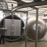 Machine de lyophilisation industrielle et commerciale en acier inoxydable pour le séchage des aliments, prix compétitif