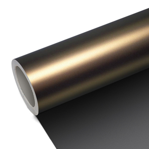 Vinyle adhésif PET effet métallisé doré, résistant aux UV et anti-décoloration, directement de l'usine - Product Image 1