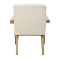Chaise de salle à manger rembourrée en lin moderne pour restaurant, vente en gros.