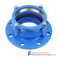 Adaptateur à bride pour tuyaux PE et PVC DN150/160 PN10/PN16