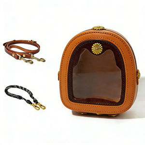 <span class=keywords><strong>Bolsa</strong></span> <span class=keywords><strong>de</strong></span> Almacenamiento <span class=keywords><strong>de</strong></span> Juguetes Pequeños, Hecha a Mano, Vintage, <span class=keywords><strong>de</strong></span> Lujo, <span class=keywords><strong>de</strong></span> Cuero Genuino, Clásica, con Ventana Transparente, Ecológica, Duradera, Retro - Product Image 2