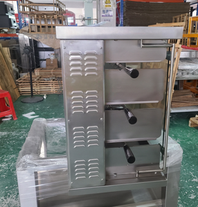 Forno <span class=keywords><strong>Girarrosto</strong></span> a Gas in Acciaio Inox 304 con 3 Spiedi, Capacità 12-15 Polli, Riscaldamento Uniforme per Ristoranti e Catering HJ-CM012 - Product Image 6