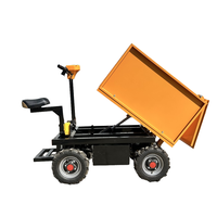 Tricycle électrique d'ingénierie de chariot à benne basculante de cendre de chantier pour manipuler le composant de moteur de noyau de transport de marchandises