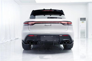 Nuevo Kit de Carrocería de Fibra de Carbono para Porsche Macan, Difusor Delantero, Faldones Laterales, Alerón, Mejora el Estilo y el Rendimiento - Product Image 5