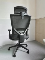 Chaise d'appoint en tissu de belles couleurs personnalisées de couleur noire fauteuil pivotant à base inclinable en douceur avec appuie-tête chaise de bureau