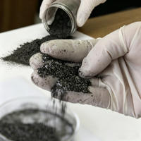 Poudre de graphite expansable de haute pureté, graphite pour l'ignifugation, différentes spécifications