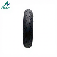 Pneu en caoutchouc plein en mousse PU CM595 de 12x2.125 pouces pour trottinette électrique et fauteuil roulant - Marque Aleader/Alleder Noir Fabriqué en Chine