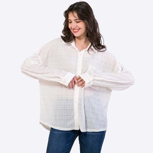 Lâche de haute qualité grande taille fabricant en gros décontracté personnalisé Vintage fonctionnel extérieur élégant trier Blouses Top vêtements B - Product Image 1
