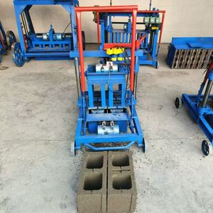 Mesin Pembuat Batu Bata Semen Portabel dengan Tekanan Hidrolik Cetakan yang Dapat Disesuaikan Produksi Tinggi Pengoperasian Mudah Garansi 1 Tahun - Product Image 1