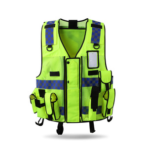 Likai Reflective Safety Vest High Visibility Mesh Construction Work Vest With Multiple Pockets For Security And Rescue Use - Product Image 5