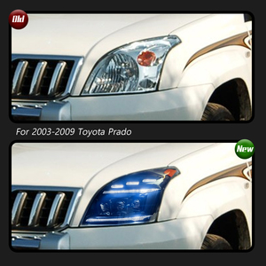 Kit de conversion de phares LED TYPY pour Toyota Prado 2003-2009 avec feux de jour et clignotants séquentiels - Product Image 2